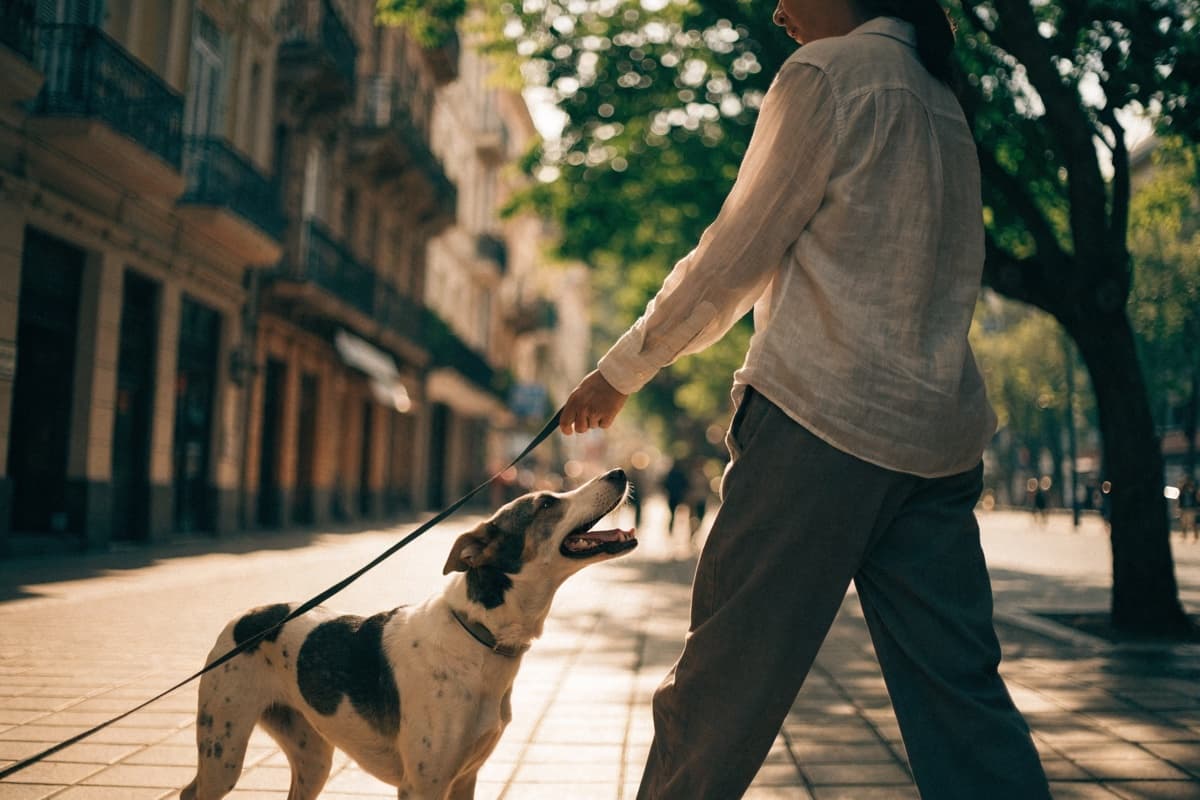Mi perro tira de la correa: cómo enseñarle a caminar al lado