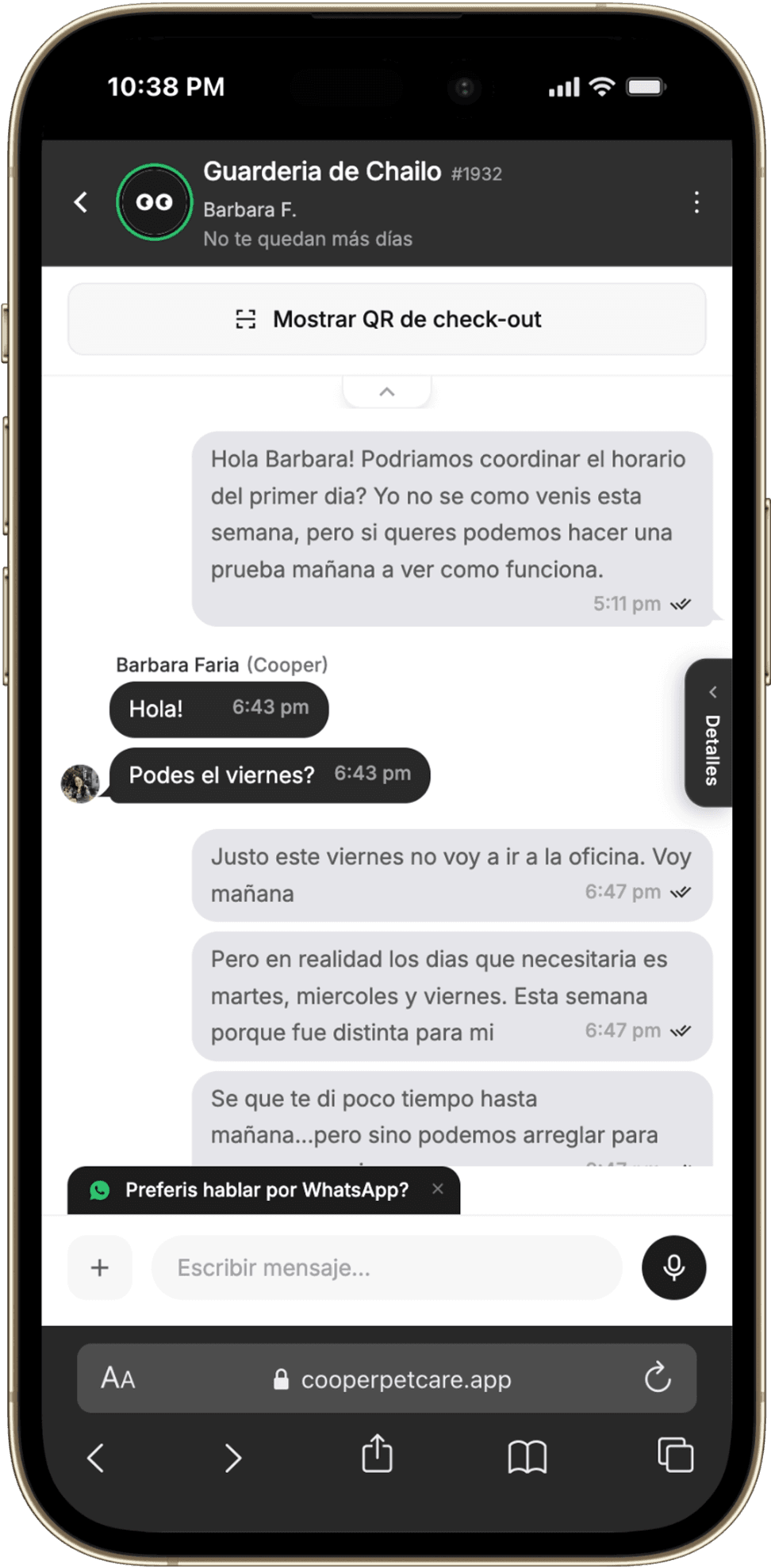 Paso 3: Elegís y coordinan