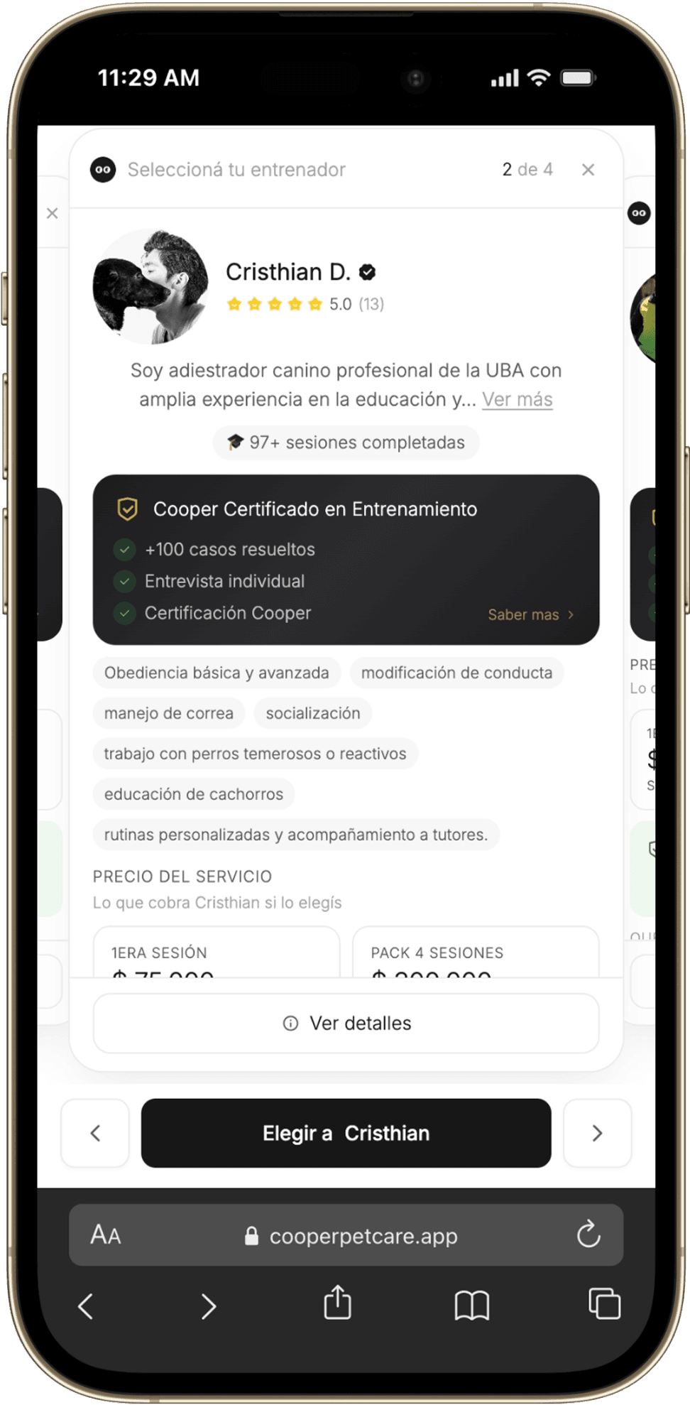 Paso 2: Enviá la solicitud y compará